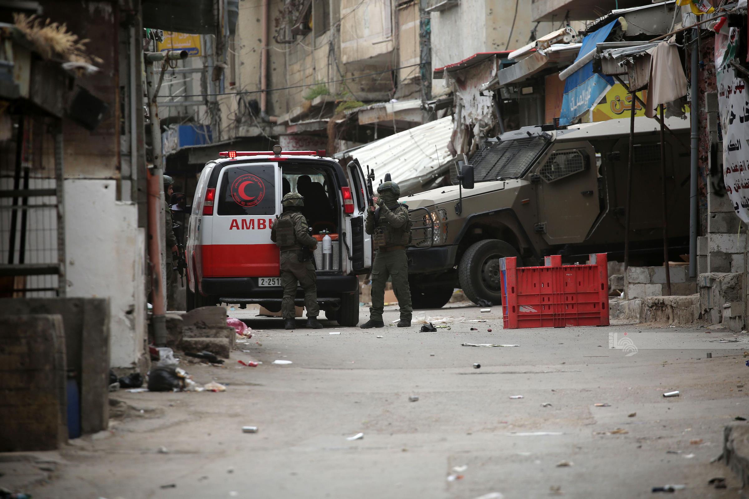 من الاقتحام المستمر لمخيم بلاطة. (تصوير وفا)